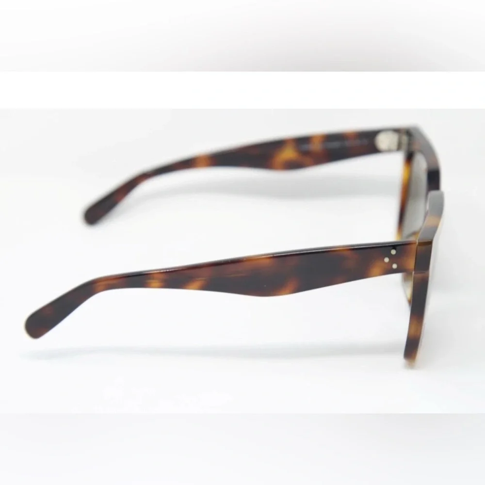 Celine CL40055F 53E Shiny Havana Ladies Sunglasses Polarized (LP9022361) - Picture 6 of 9